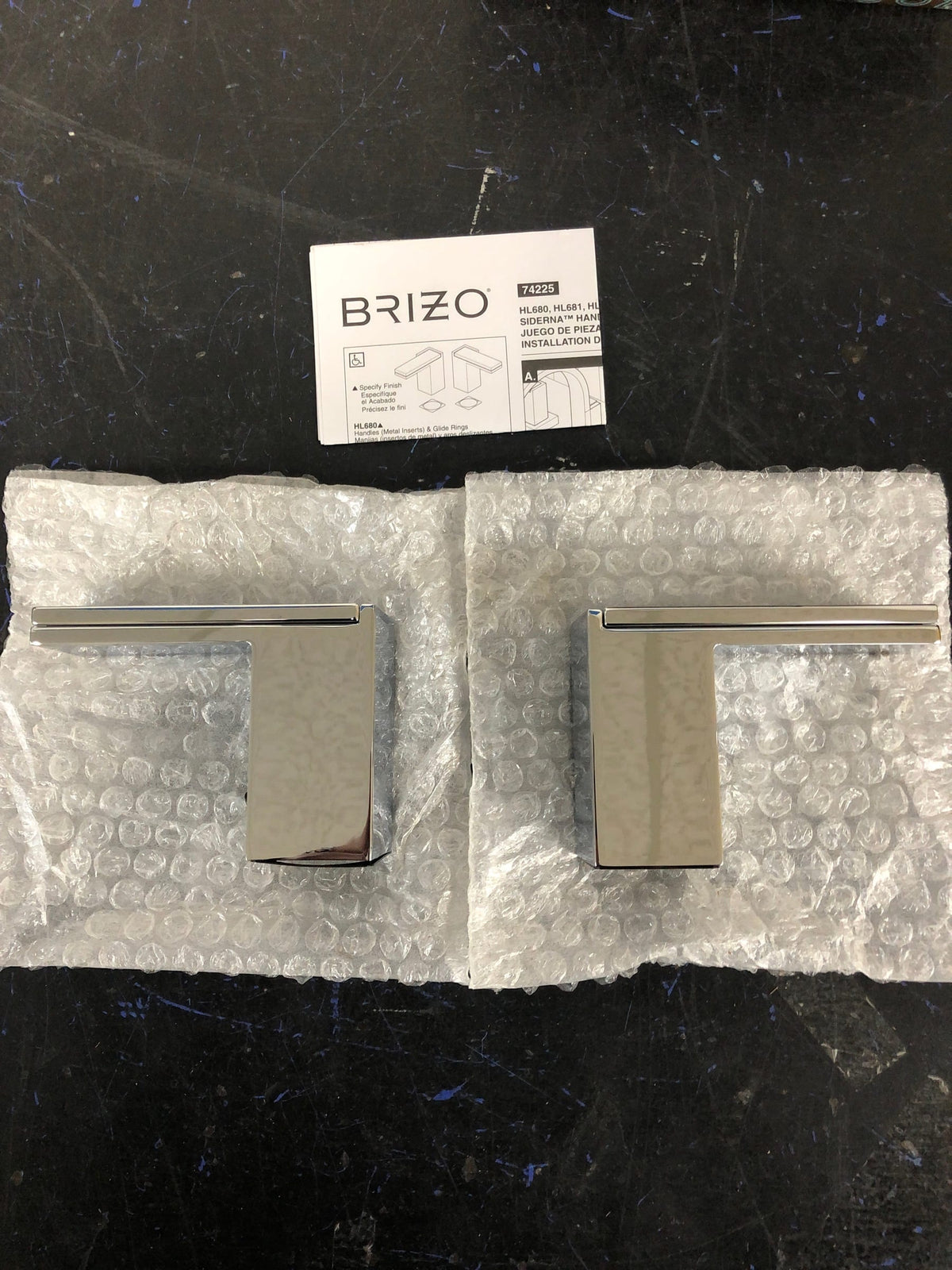 Brizo HL680-PC Handle Kit - For Use with Roman Tub Faucet Trims from the Siderna Collection - Chrome