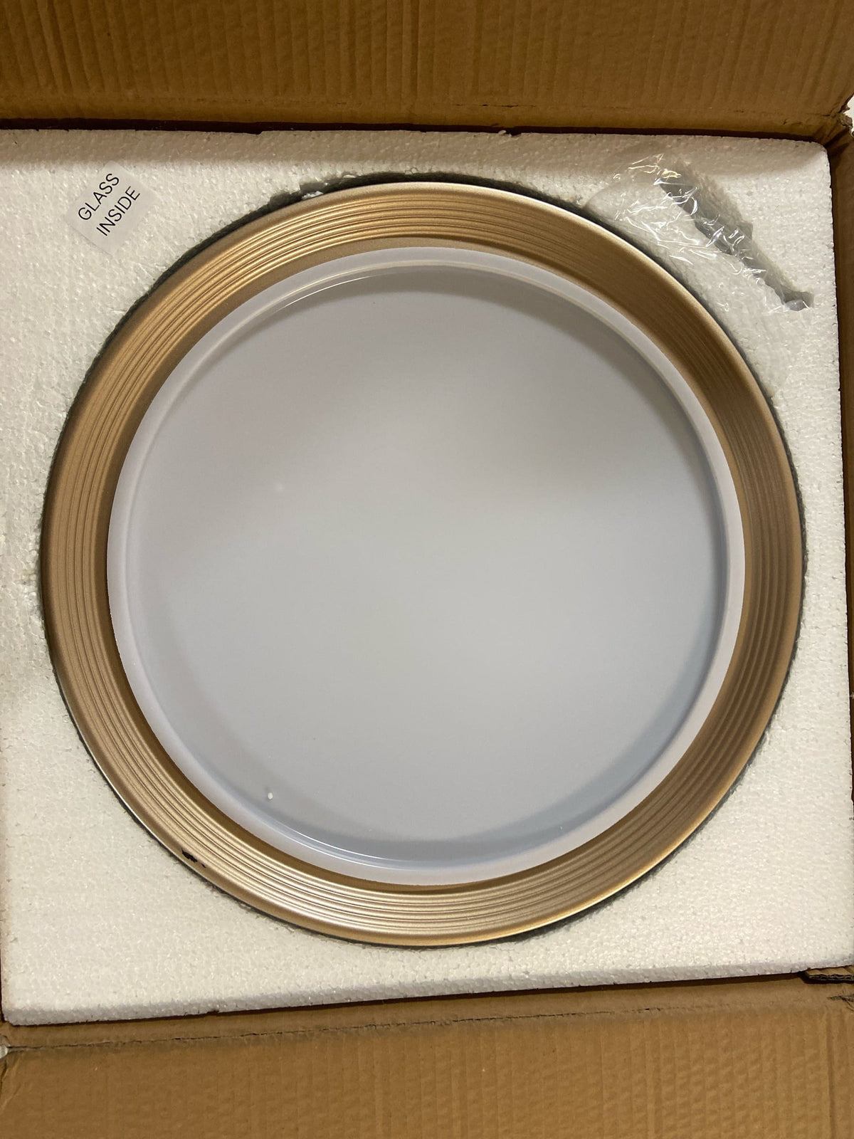Access Lighting 49970LEDDCS-MBL/ACR Malaga 16" Wide LED Flush Mount Ceiling Fixture - Matte Black / White