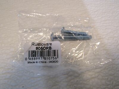 Rusticware Kitchen and Bath Cabinet Drawer Knob Rubbed Bronze 9050RB Zinc