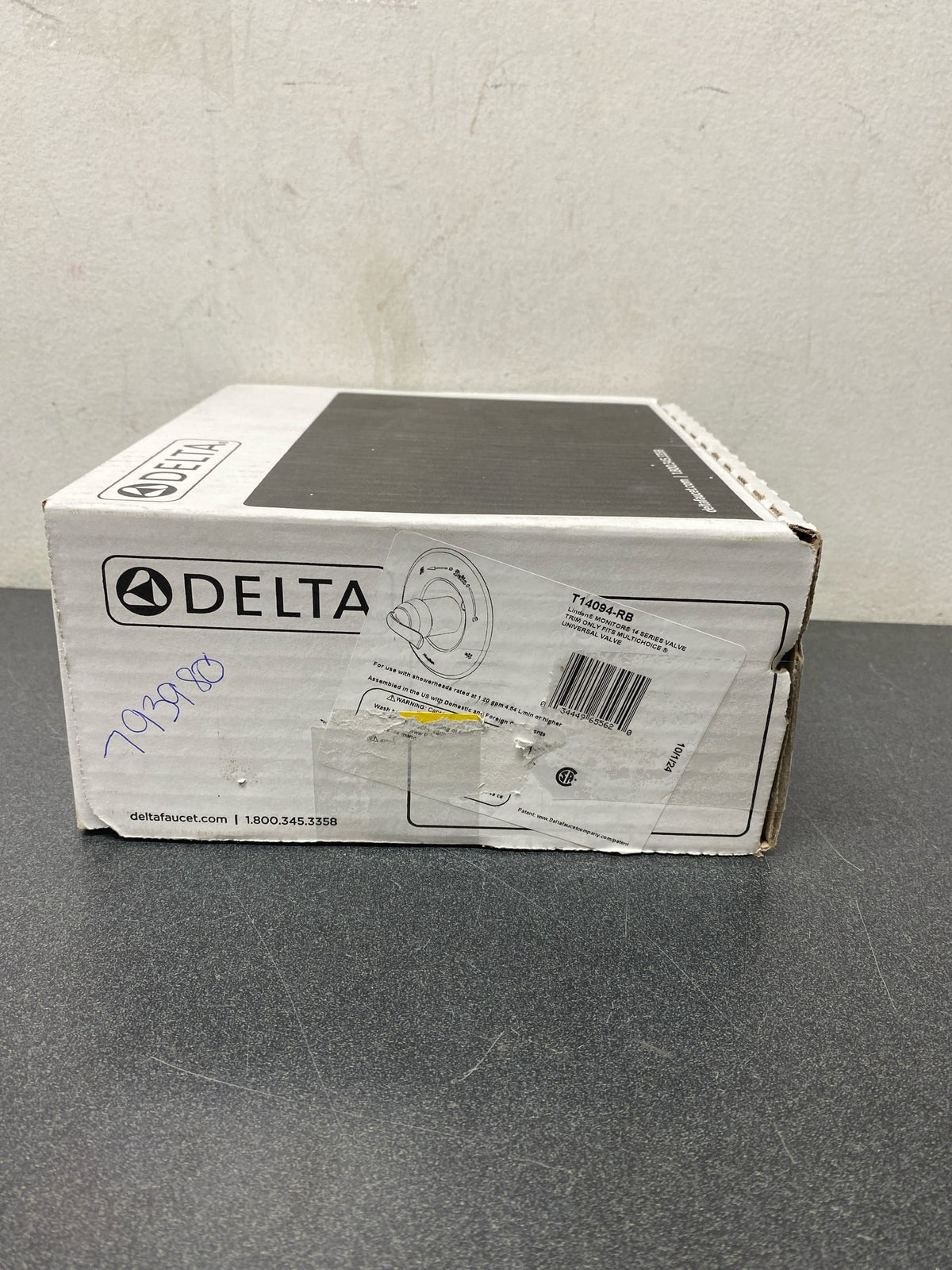 Delta T14094-RB Linden Monitor 14 Series Single Function Pressure Balanced Valve Trim Only - Less Rough-In Valve - Venetian Bronze