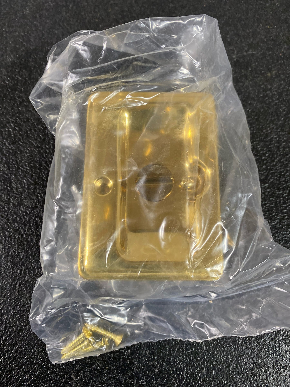 Deltana SDPA325U3-UNL HD Pocket Lock, Adjustable, 3-1/4" x 2-1/4" Passage in Unlacquered Brass