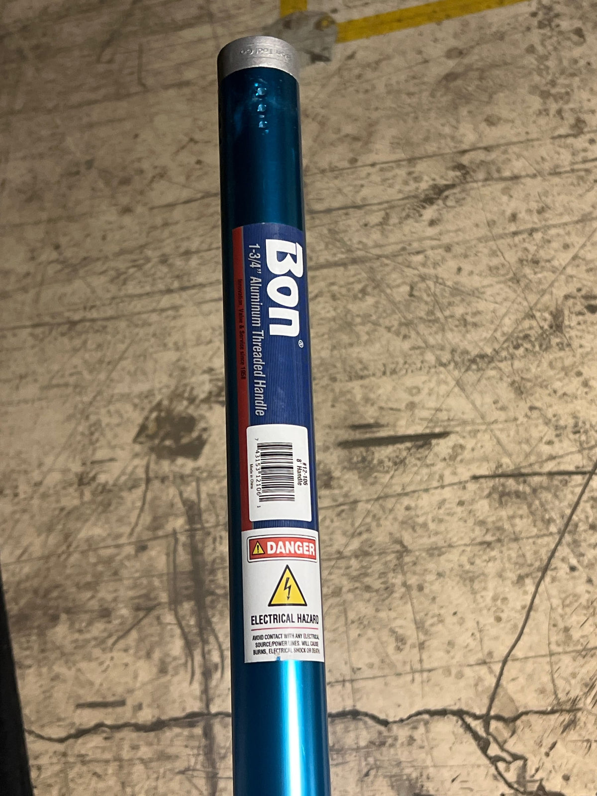 Bon Tool 1-3/4" - 8' Aluminum Threaded Handles Easy to Join & Fit Most Standard Handles & Adapters 10', 8', 6', 4' Length, 1-3/4", 1-3/8" Diameter