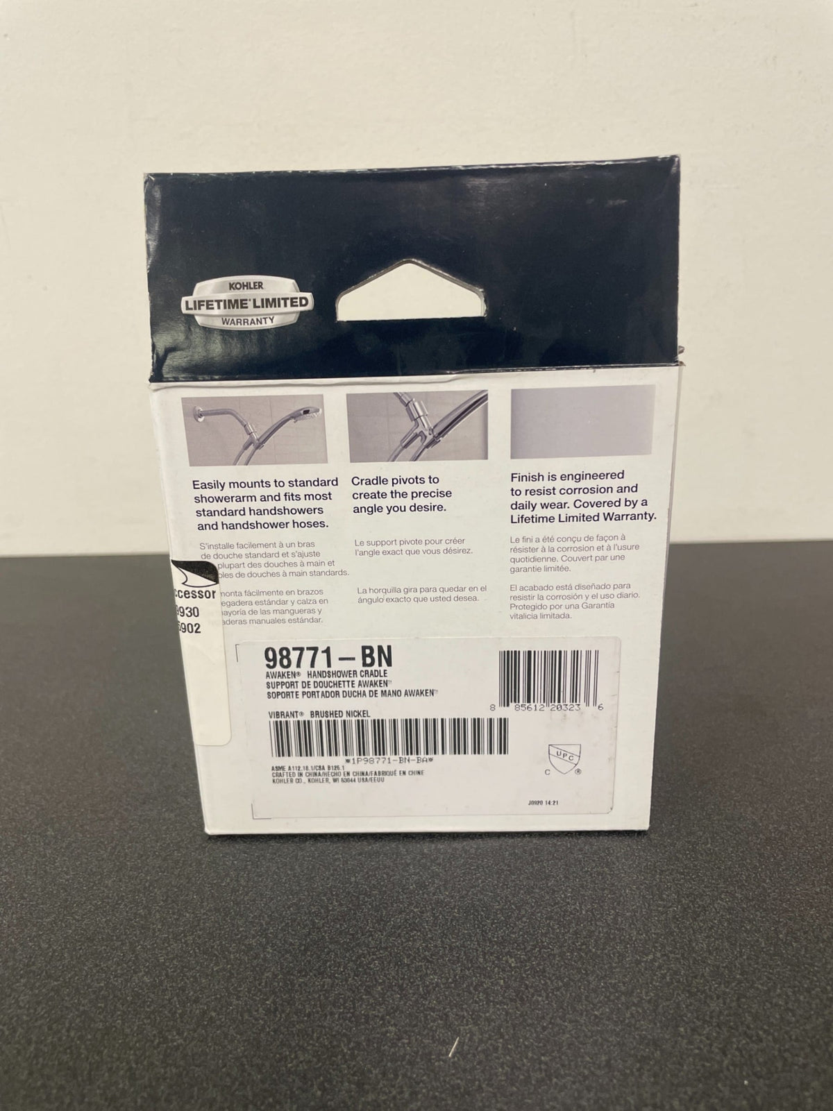 KOHLER Vibrant Brushed Nickel Shower Hand Shower Holder