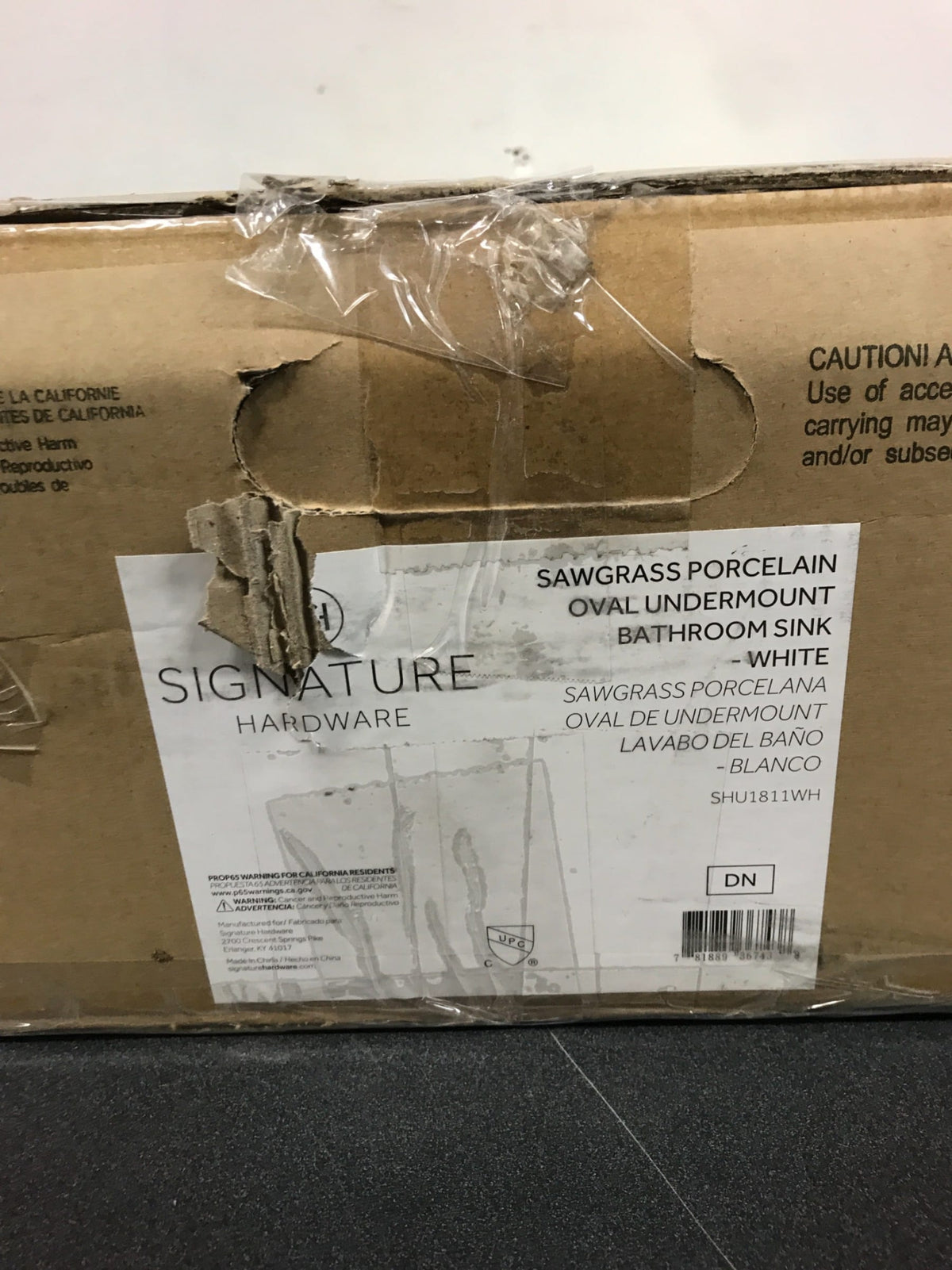 Signature Hardware Sawgrass 21" Vitreous China Undermount Bathroom Sink