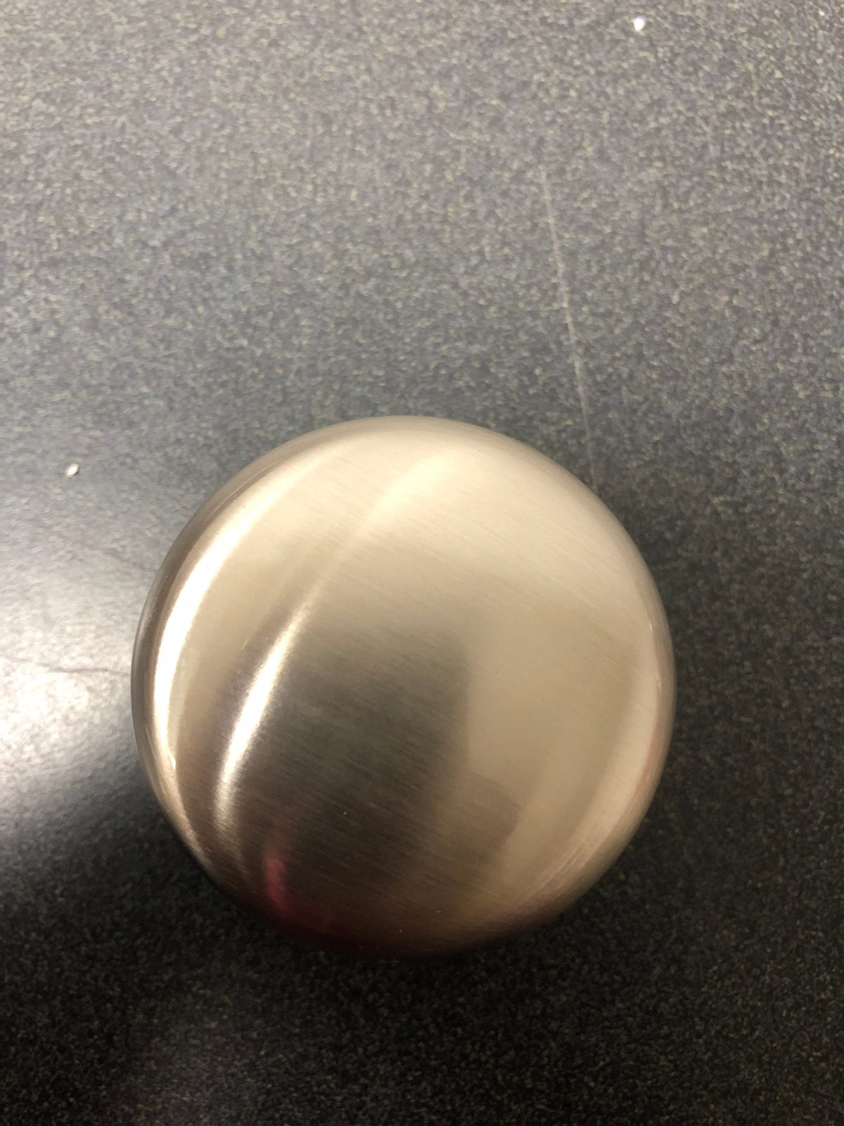 Baldwin FDROUTAR150 Round Non-Turning Two-Sided Dummy Door Knob Set with Arch Rose - Satin Nickel