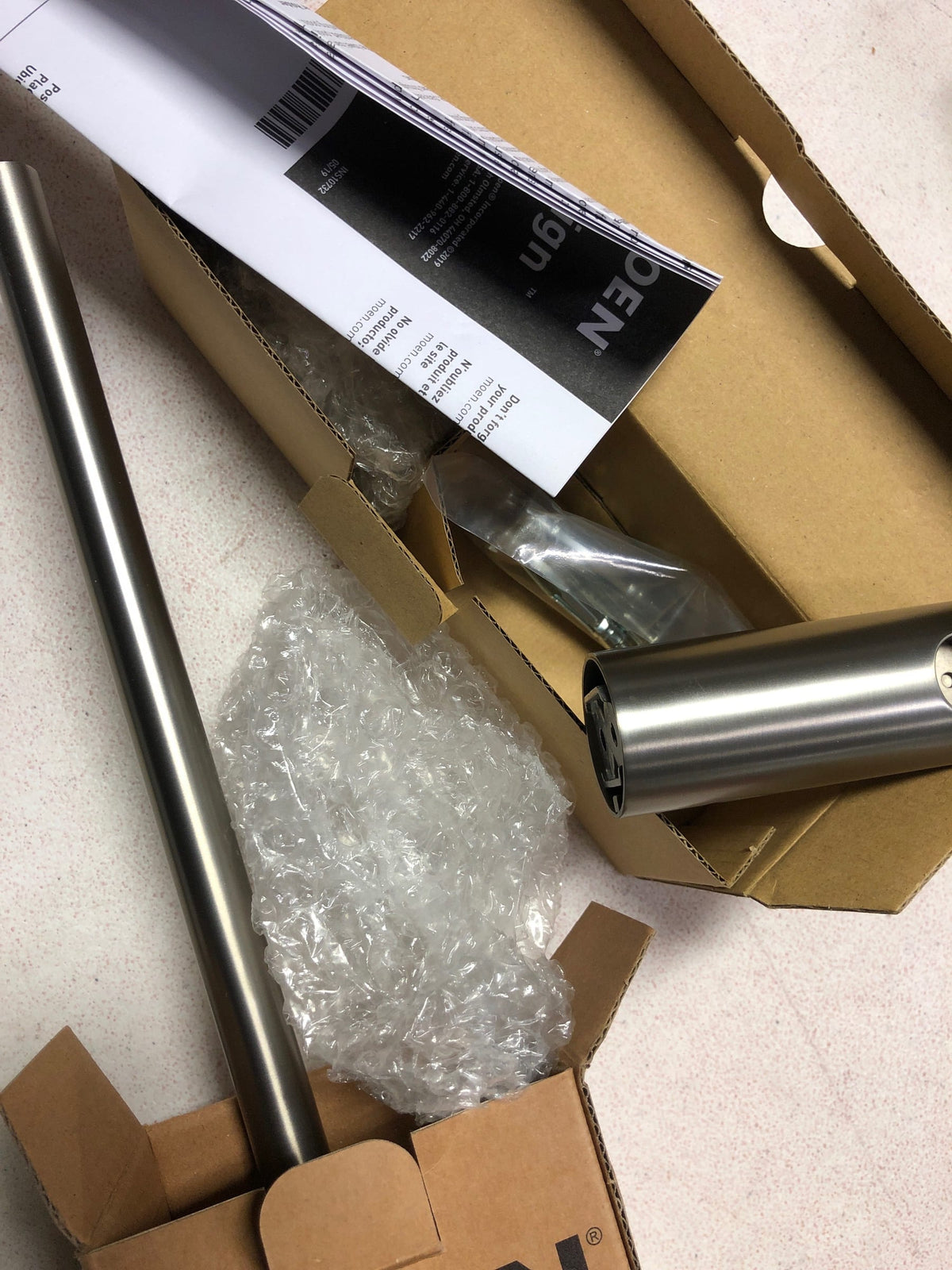 Moen YB0424BN Align 24" Towel Bar - Brushed Nickel