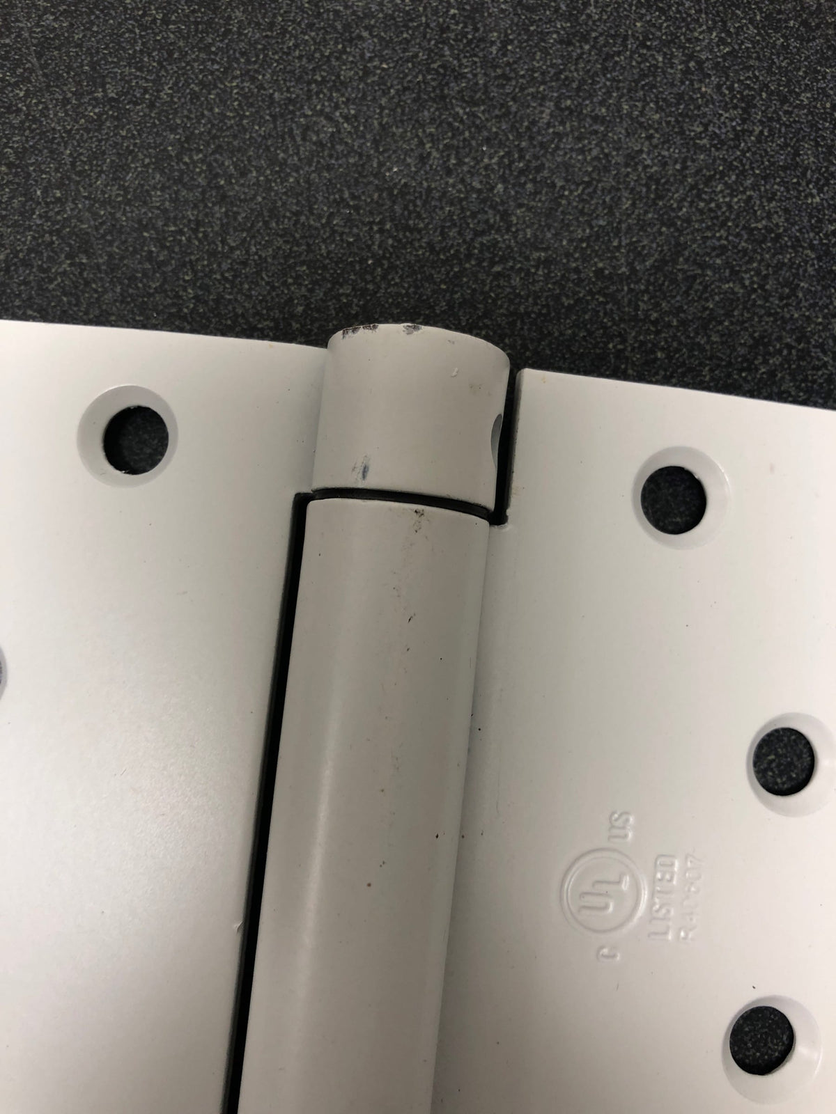 Miseno MDH4592PR 4-1/2 x 4-1/2 Spring Hinge Square Corner Door Hinge - Pair - Primed