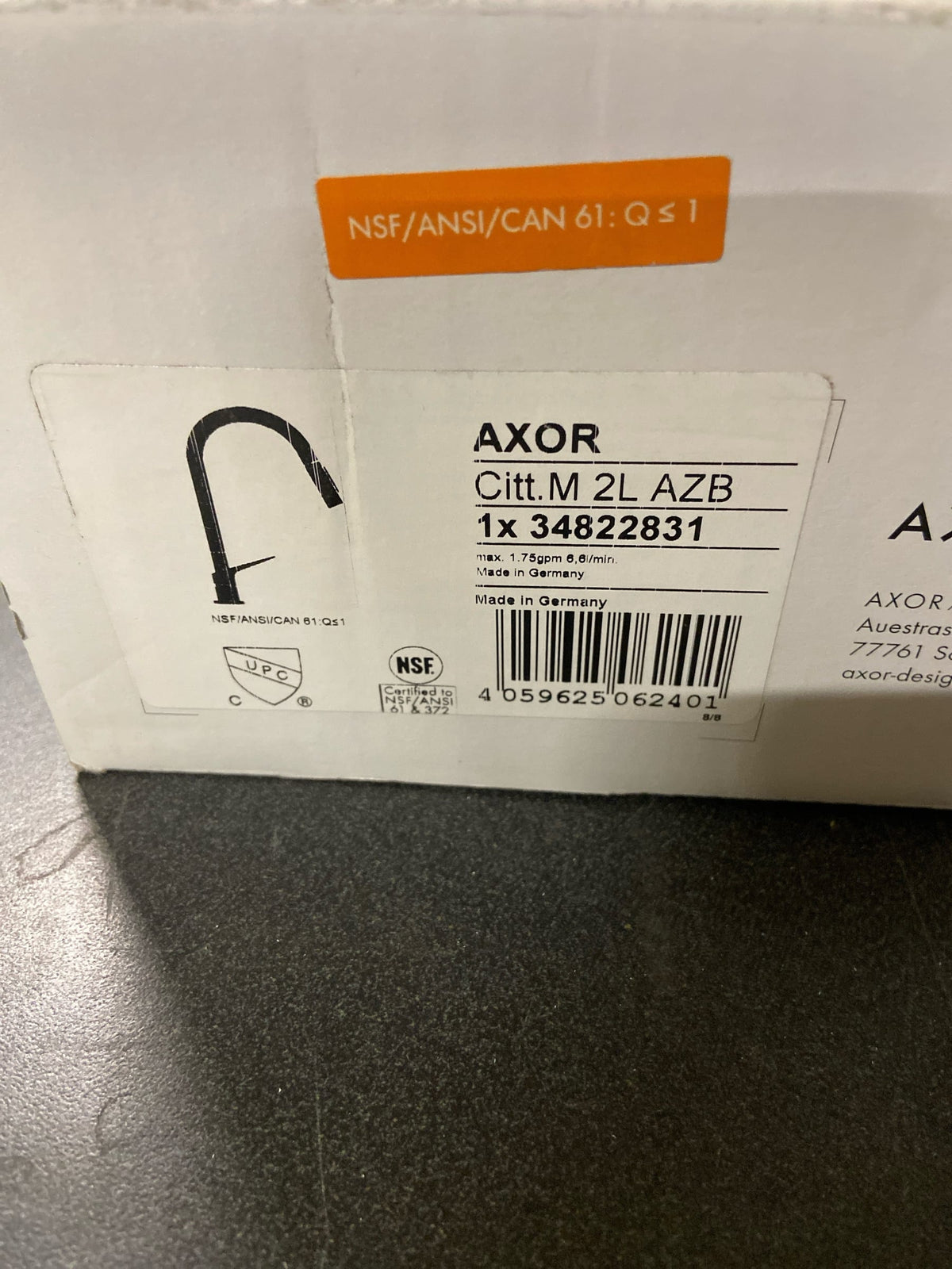 Axor 34822831 Citterio M 2-Hole Pull-Down Kitchen Faucet with Magnetic Docking Metal Spray Head - Engineered in Germany, - Polished Nickel