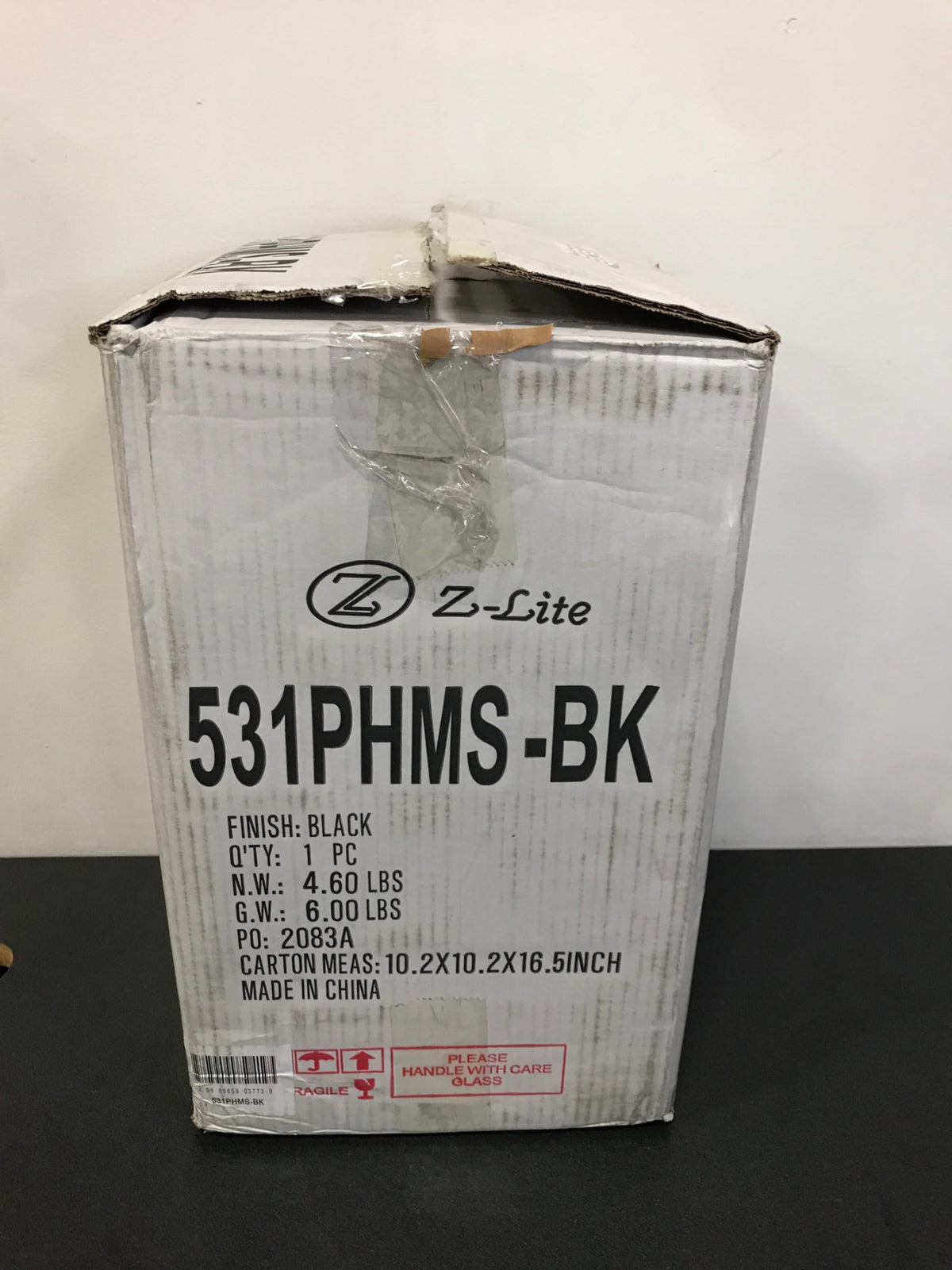 Z-Lite Portland 100-Watt 14.375-in Black Traditional Post Light