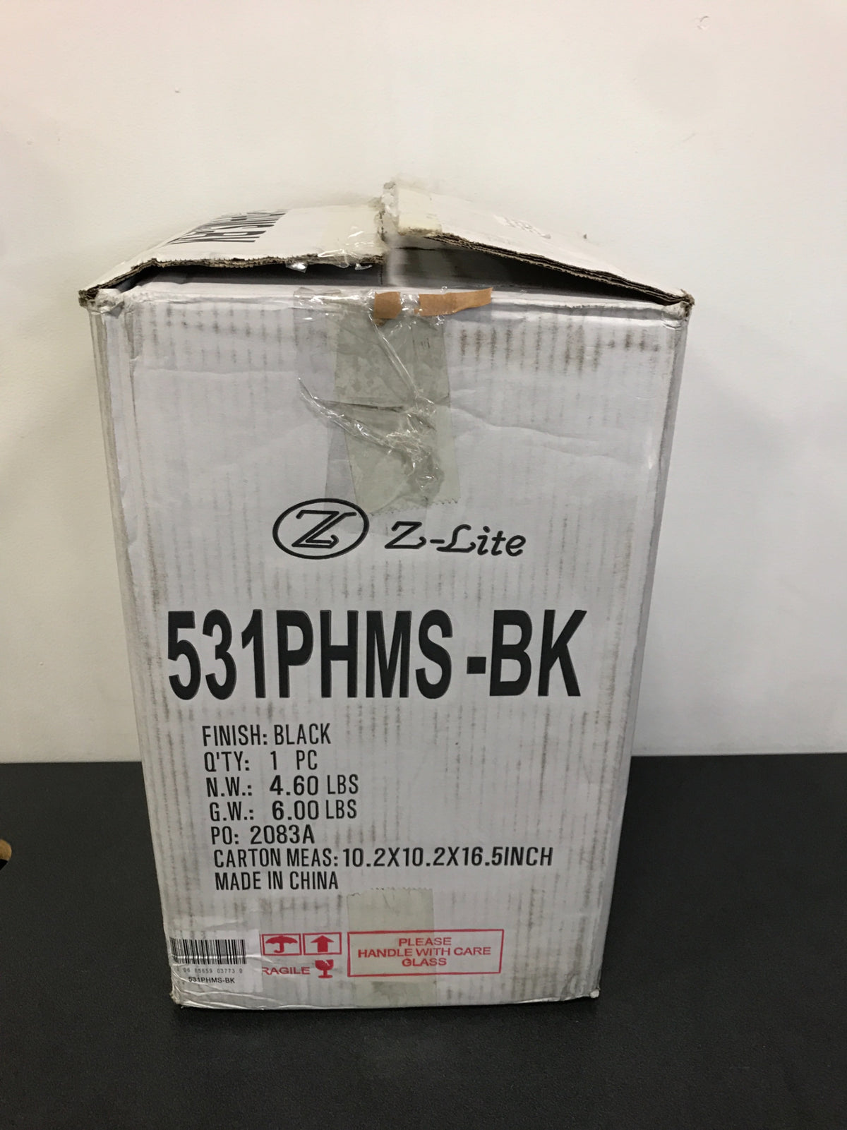 Z-Lite Portland 100-Watt 14.375-in Black Traditional Post Light