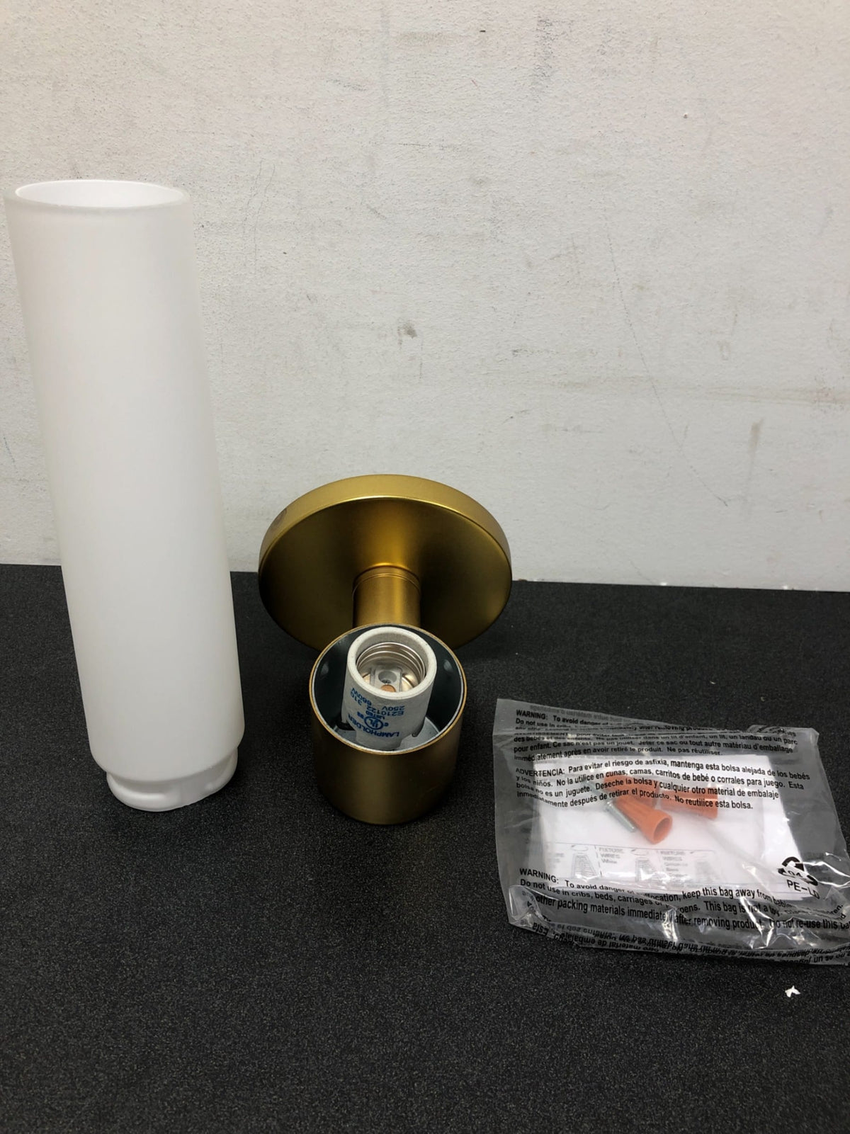 George kovacs P5041-248 Saber 1-Light Honey Gold Wall Sconce