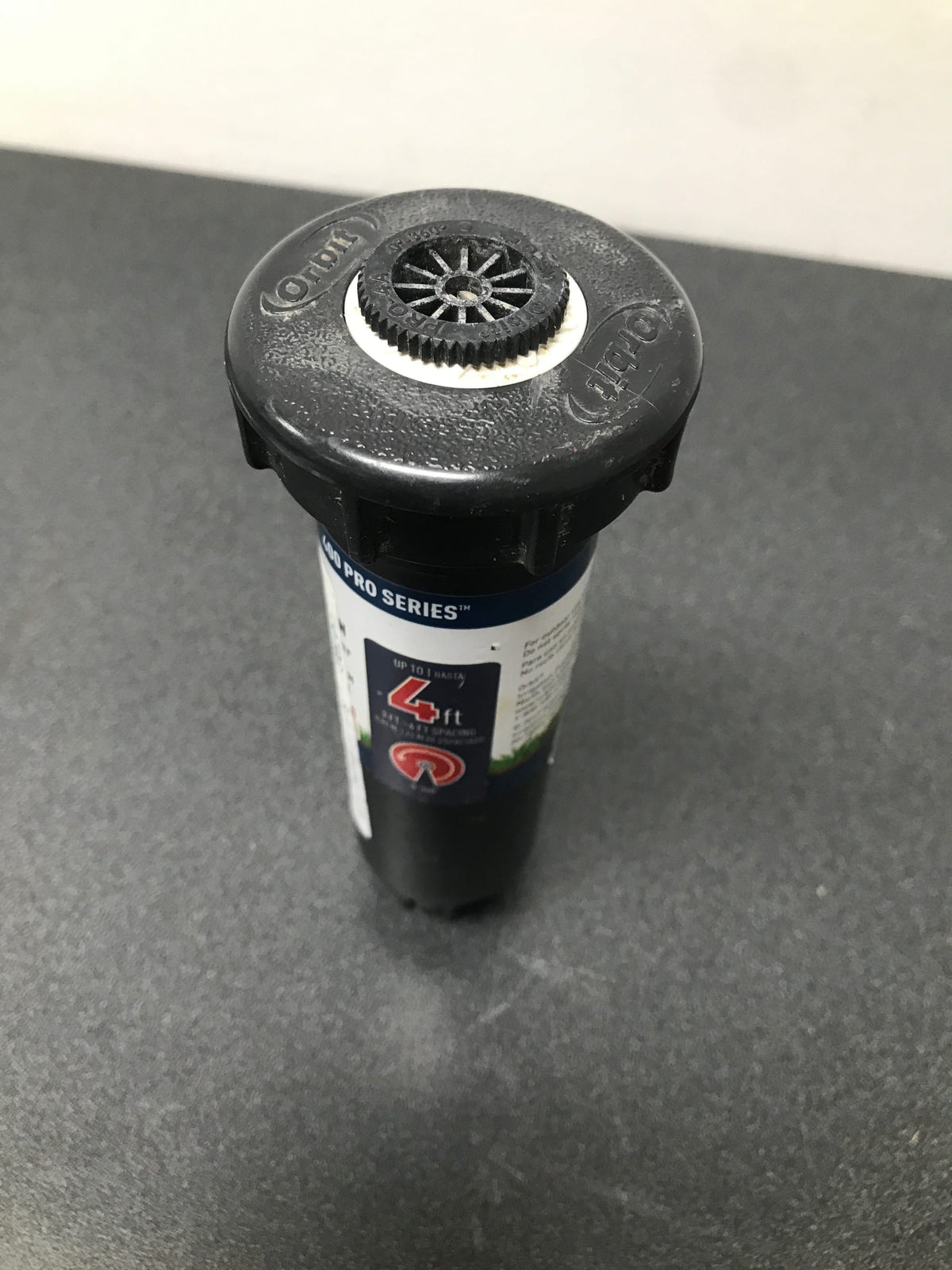 Orbit 54580l 4' radius 4" adjustable spray pattern pop up sprinkler head