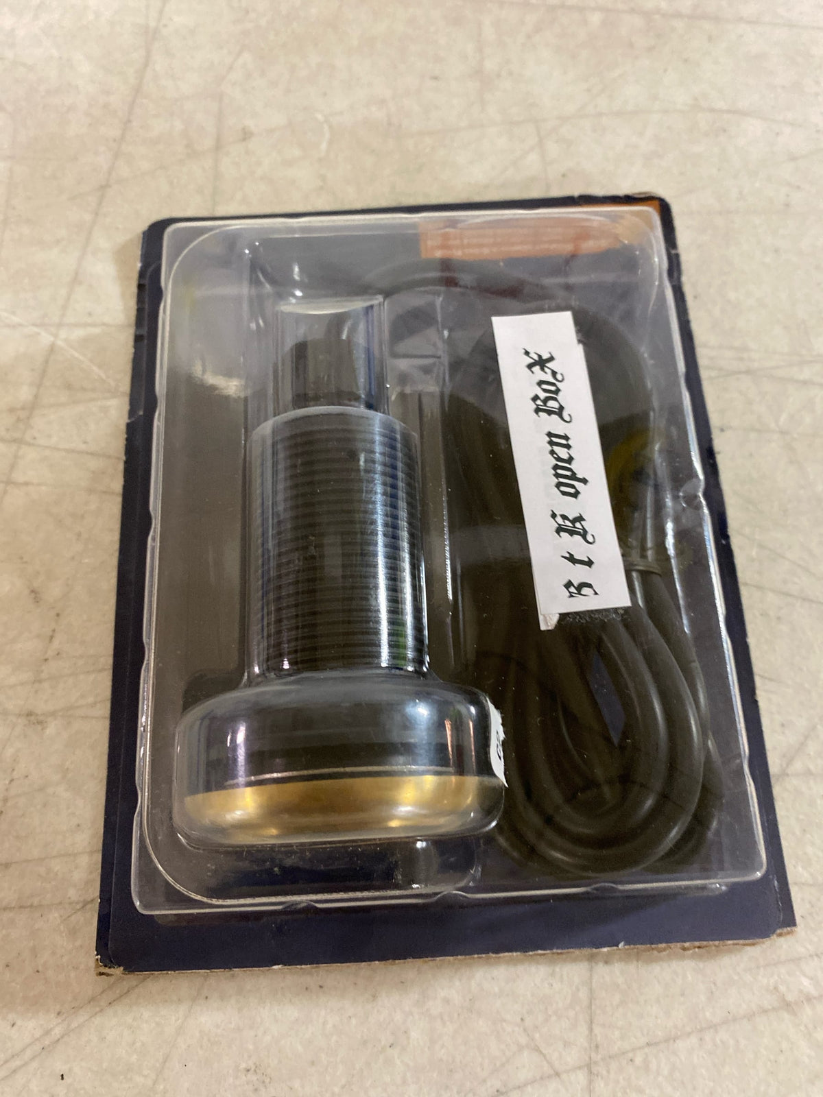 Kohler K-35725-2MB Traditional Garbage Disposal Air Switch Button Only - Vibrant Brushed Moderne Brass
