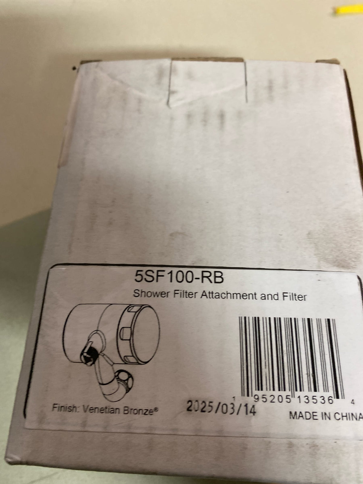 Delta 5SF100-RB Clarifi Premium Shower Filter Attachment in Venetian Bronze