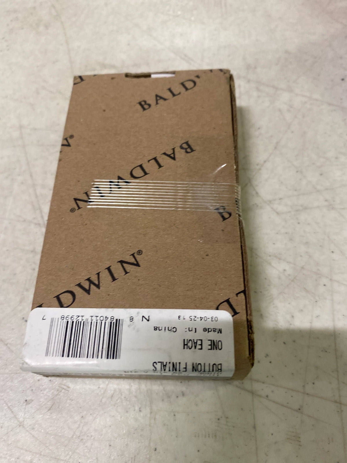 Baldwin 1030033I Square Mortise Hinge, Vintage Brass