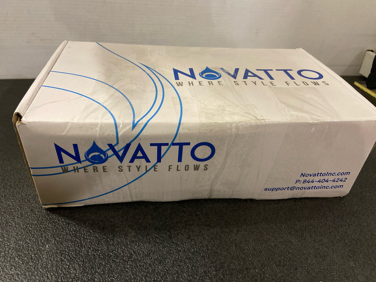 NBF-084MB NOVATTO NBF-084 WAVE 4 1/2 INCH SINGLE LEVER WATERFALL BATHROOM FAUCET