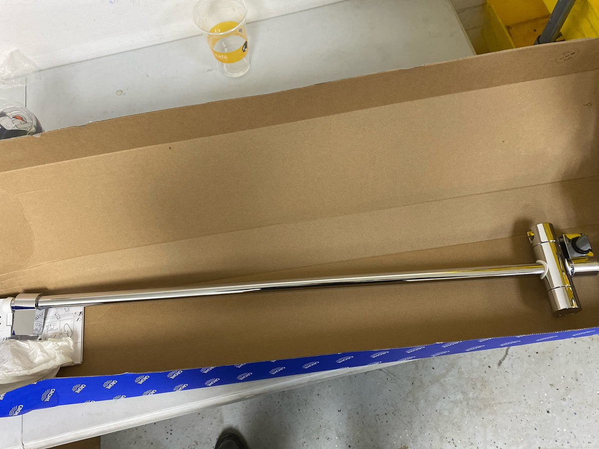 Grohe 26924001 Tempesta 35 Inch Shower Slide Bar - Starlight Chrome