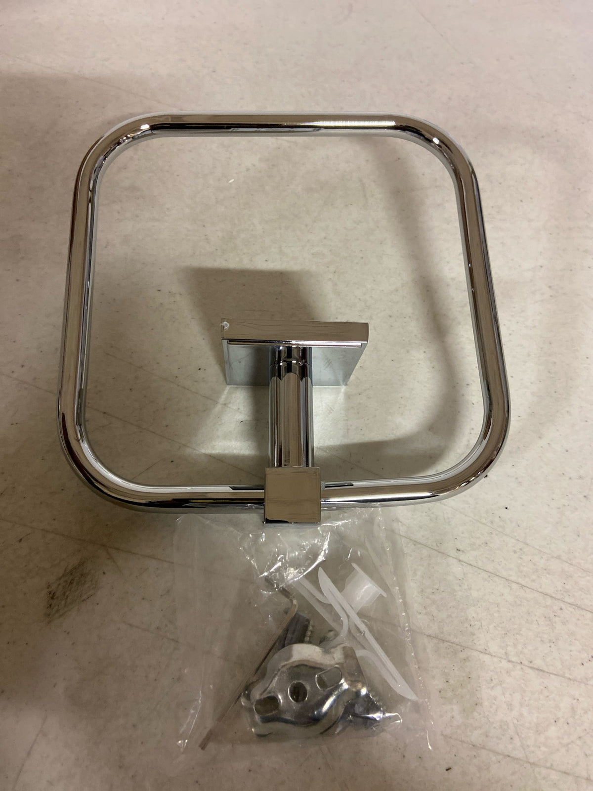 Amerock BH3607226 Appoint 7-1/16 in. (179 mm) L Towel Ring in Chrome
