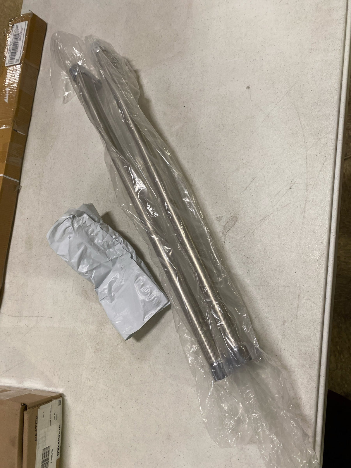 Whirlpool W11221395 Double Drawer Refrigerator Handle Kit - Stainless Steel
