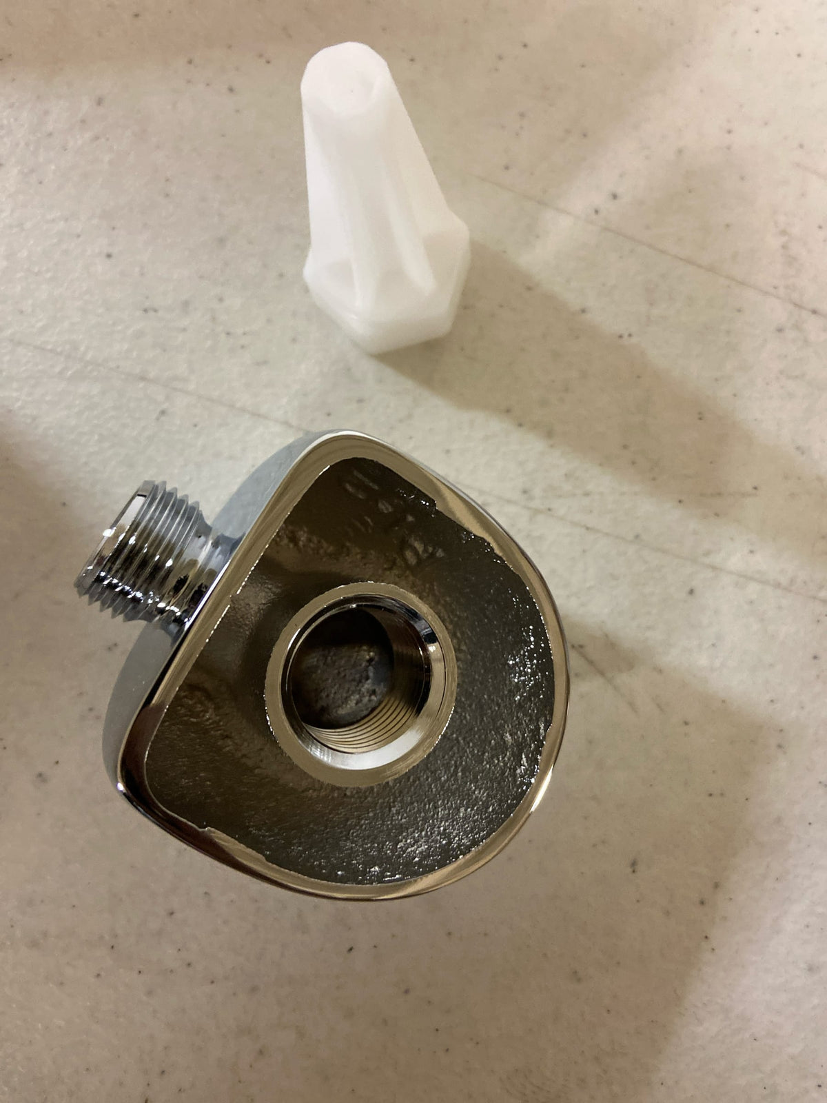 Delta Hand Shower Wall Elbow in Chrome for Wall-Mount Hand Showers