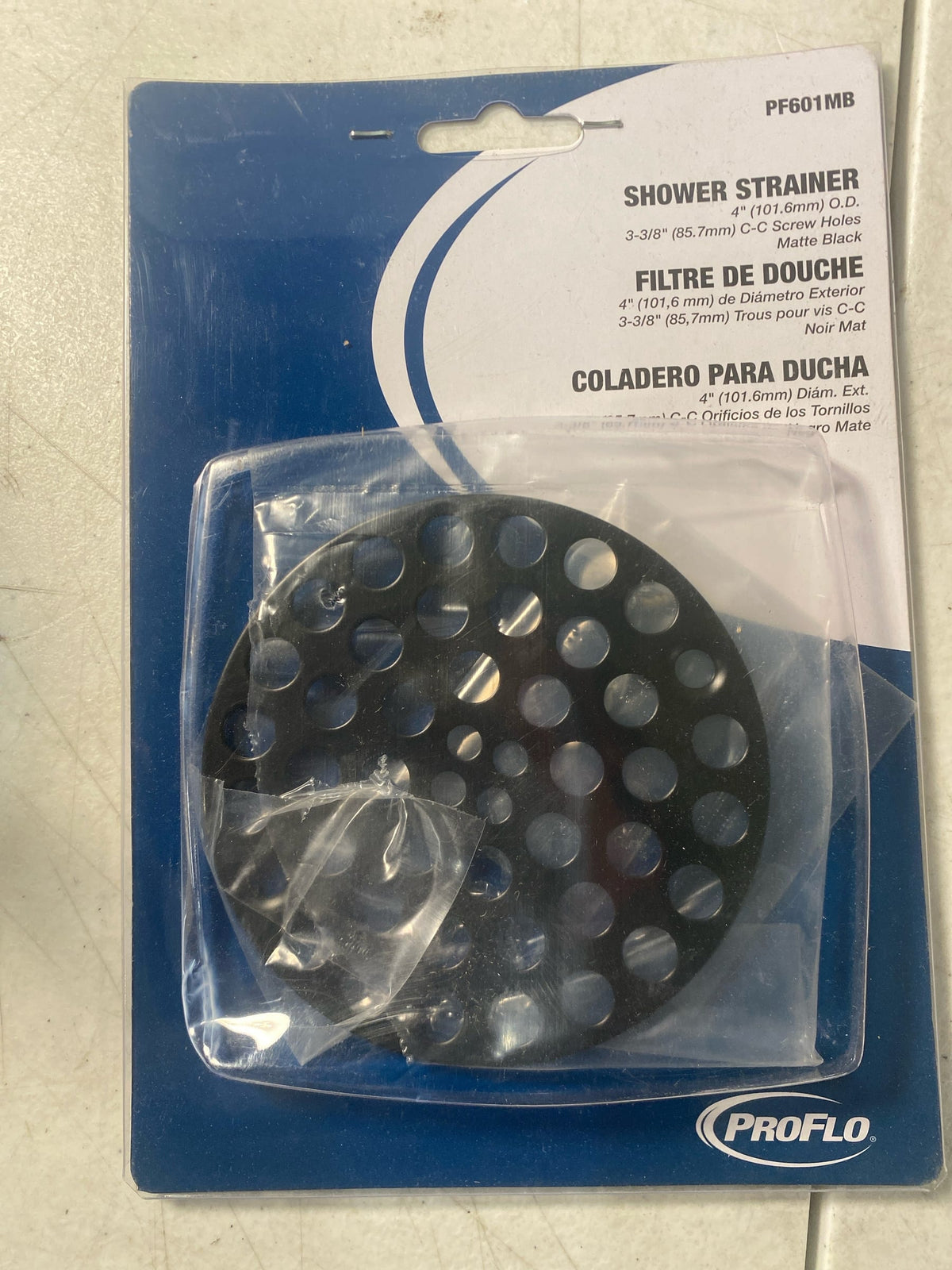 PROFLO PF601 Tub/Shower Drain Covers - Matte Black