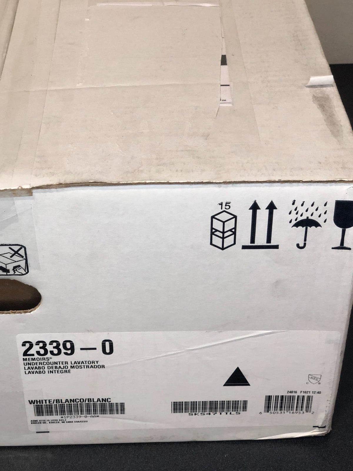 Kohler Memoirs 18-1/4" Undermount Bathroom Sink