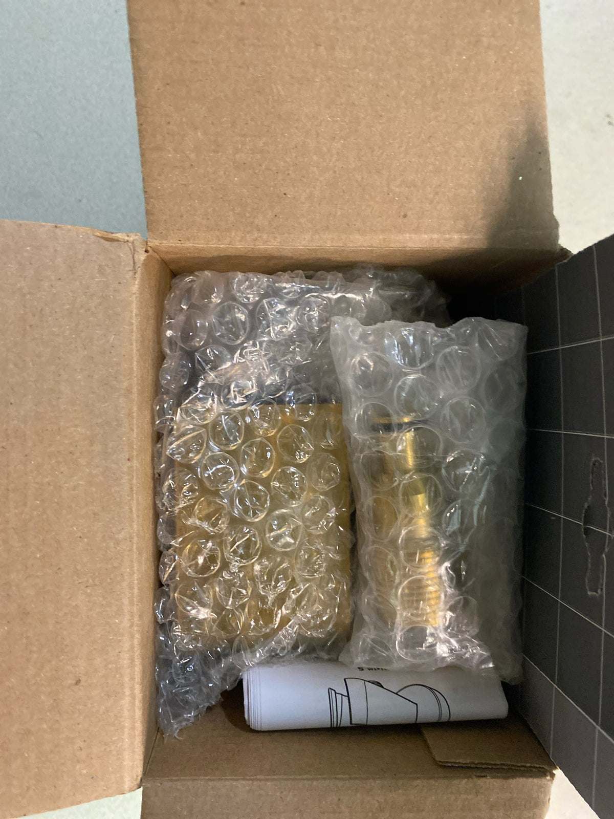 hansgrohe FixFit S Handheld Shower Wall Outlet 1/2-inch Thread Connection in Brushed Gold Optic, 26888251