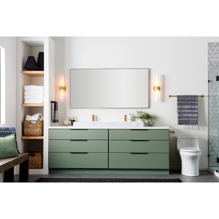 Kovacs Saber 2 Light 20" Wide Bath Bar with Etched Opal Glass Shade