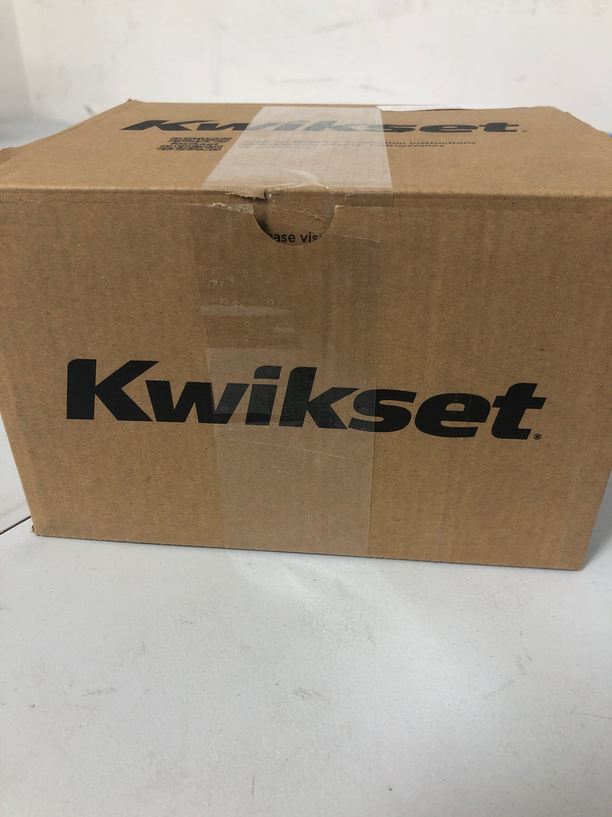 Kwikset 720PVLRCT-4 Prava Passage Door Lever Set with Rectangle Rose - Satin Brass