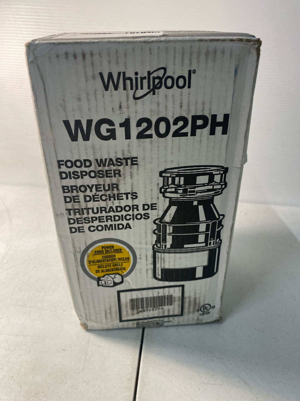 Whirlpool WG1202PH 1/2 HP Continuous Garbage Disposal - N/A