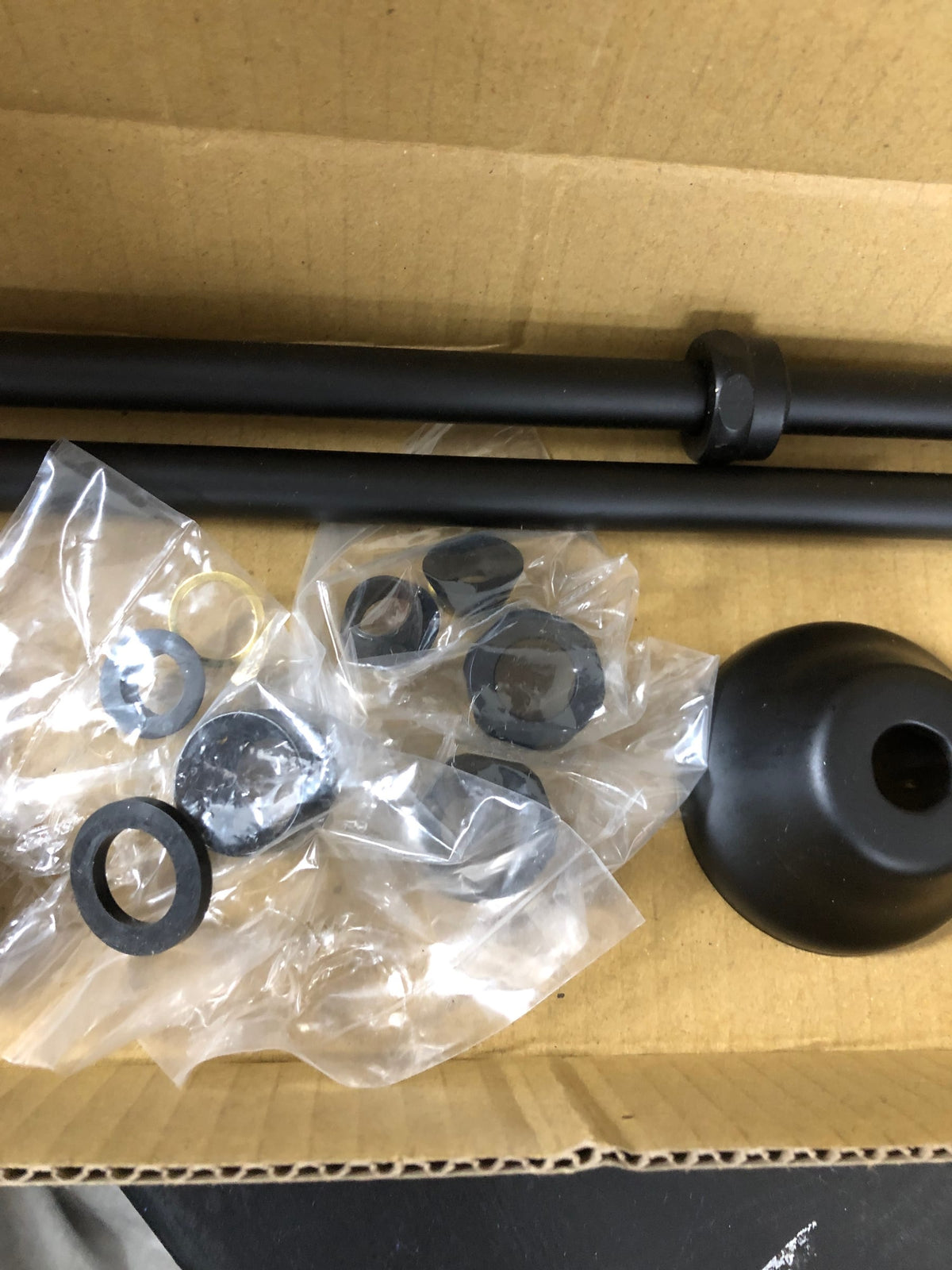 Kingston Brass CC460 Single Offset Bath Supply - Matte Black