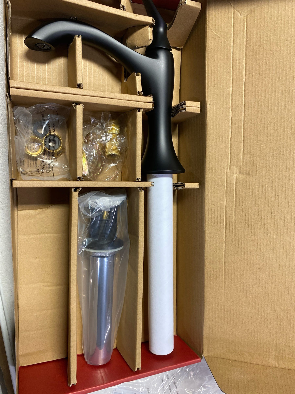 Pfister LG42-RH2B Rhen 1.2 GPM Single Hole Bathroom Faucet with Push & Seal Drain Assembly - Matte Black