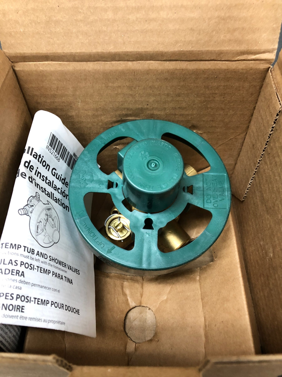 Moen 1/2 Inch IPS Posi-Temp Pressure Balancing Rough-In Valve (With Stops)