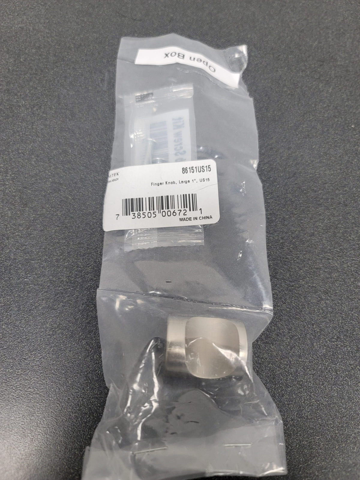 Emtek 86151US15 Contemporary 1 Inch Cylindrical Cabinet Knob - Satin Nickel