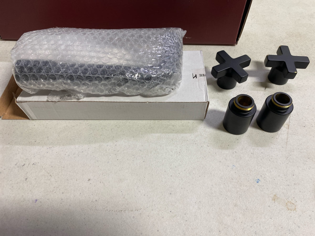 Rohl A2207XMMBTO-2 Bath Faucets and Accessories, Matte Black