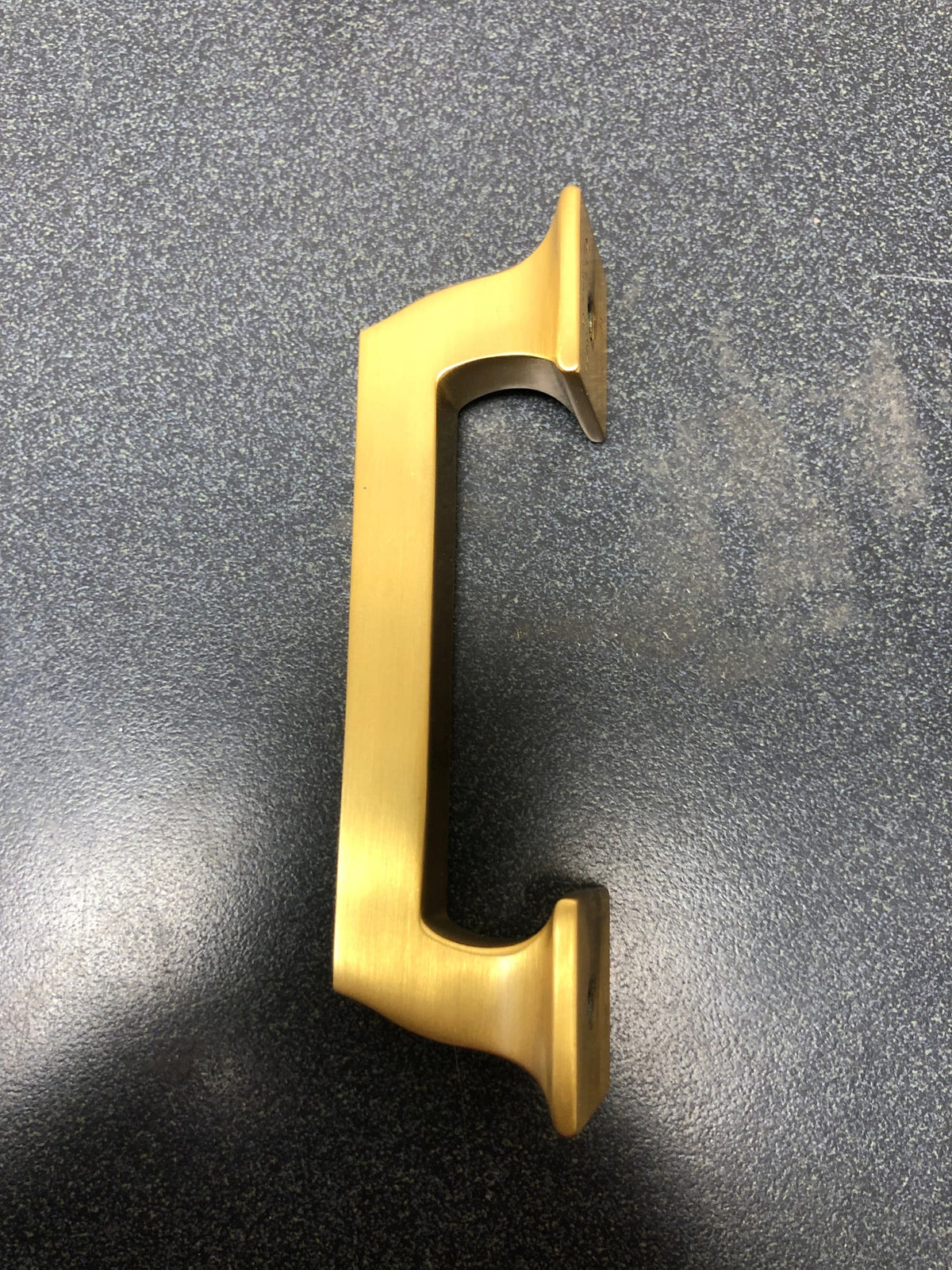 Belwith Keeler B055550-BGB Studio 3" Center to Center Solid Brass Square Cabinet Handle / Drawer Pull - Brushed Golden Brass