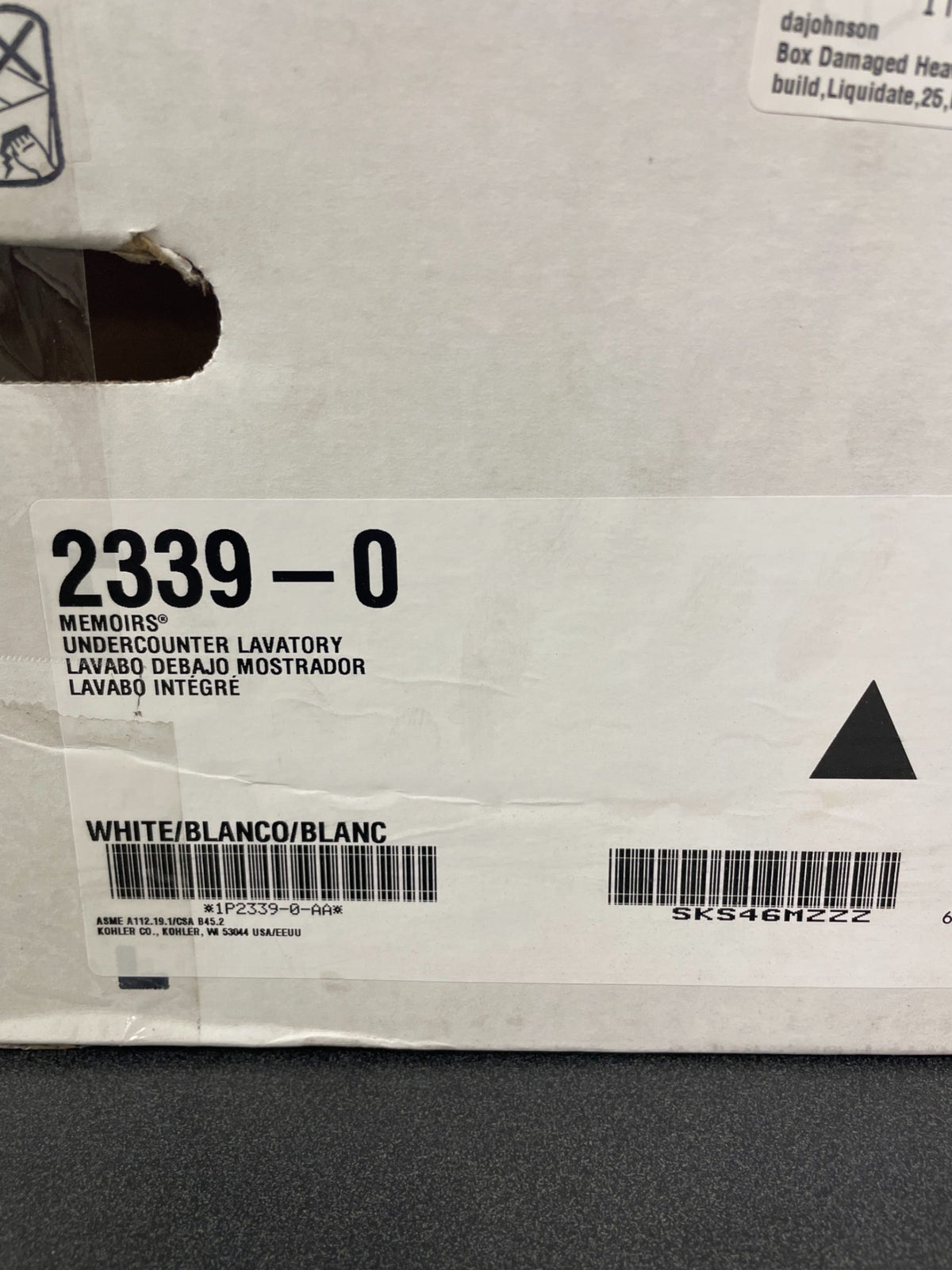 Kohler Memoirs 18-1/4" Undermount Bathroom Sink