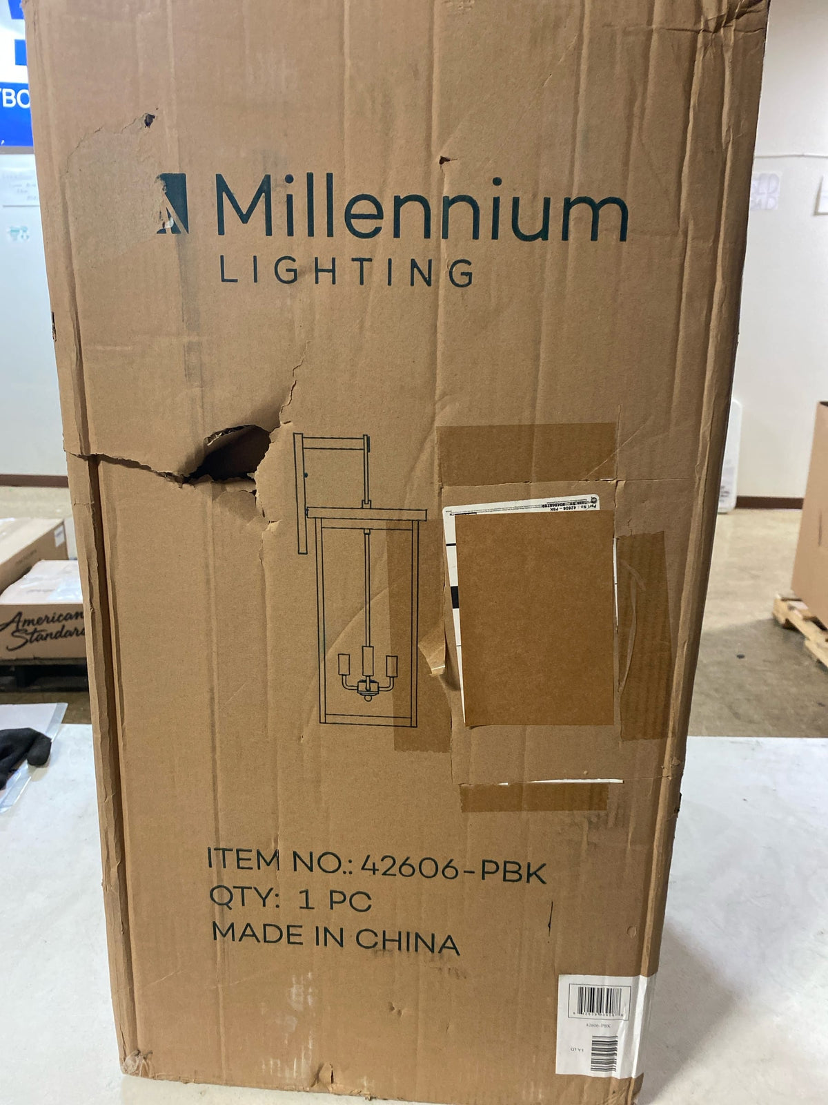 Millennium Lighting 42606-PBK Barkeley 4 Light 30" Tall Outdoor Wall Sconce - Powder Coat Black