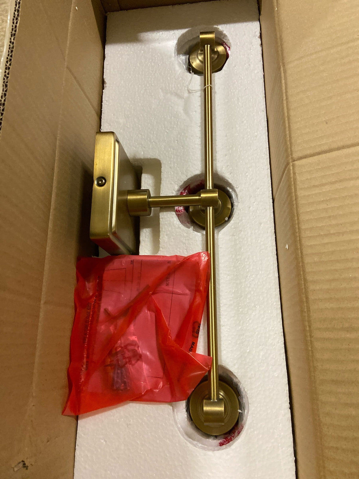 Capital Lighting 121831AD-432 3 Light 10" Tall Bathroom Vanity Light - Aged Brass