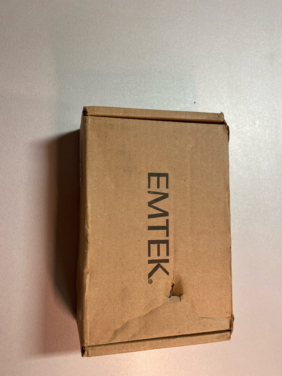 Emtek 2114US4138 Modern Rectangular 7-1/4 Inch Passage Mortise Pocket Door Pull for 1-3/8" Thick Doors - Satin Brass