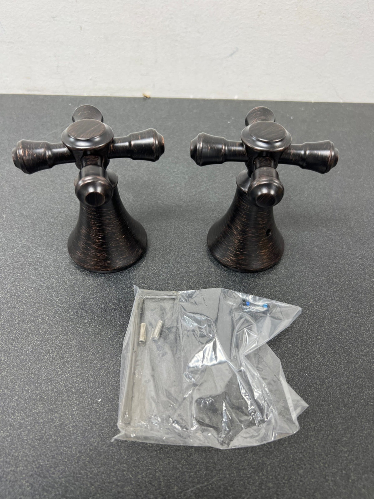 Delta H695RB Cassidy Two Cross Bath Roman Tub Handle Kit - Venetian Bronze