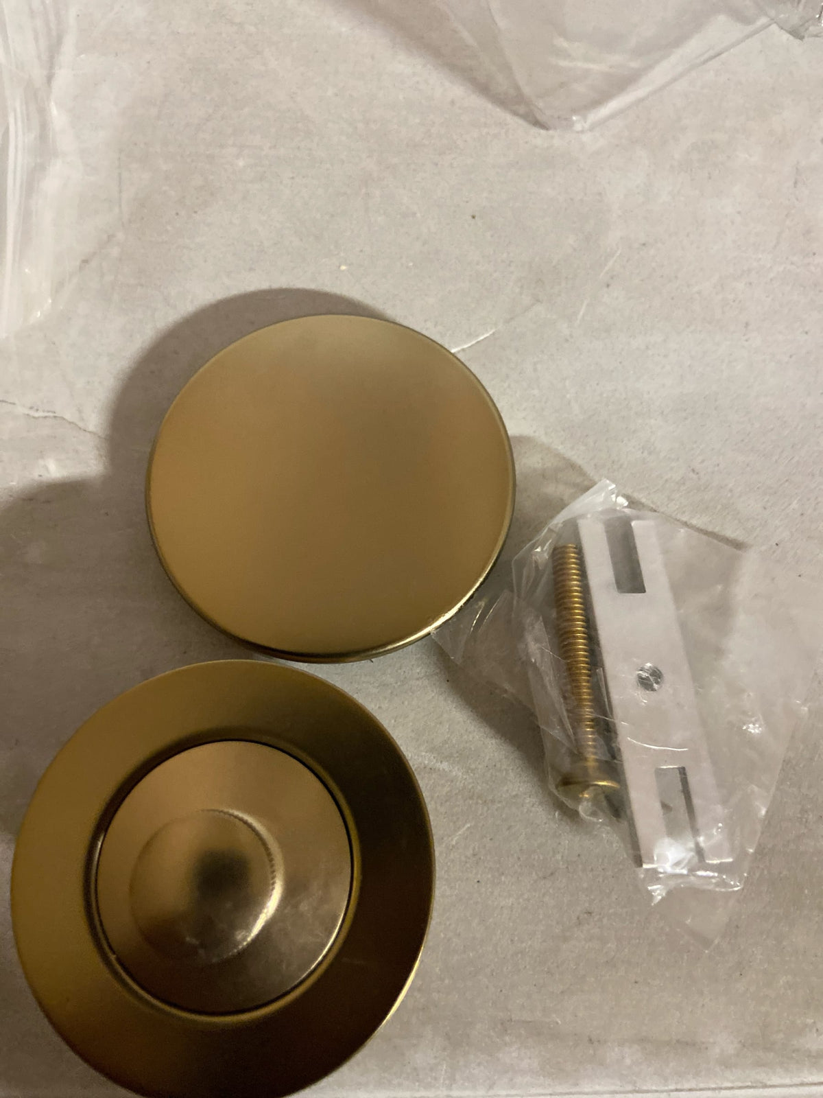 Jaclo 541-CB Lift and Turn Tub Drain Strainer with Faceplate (No Hole) - Caramel Bronze