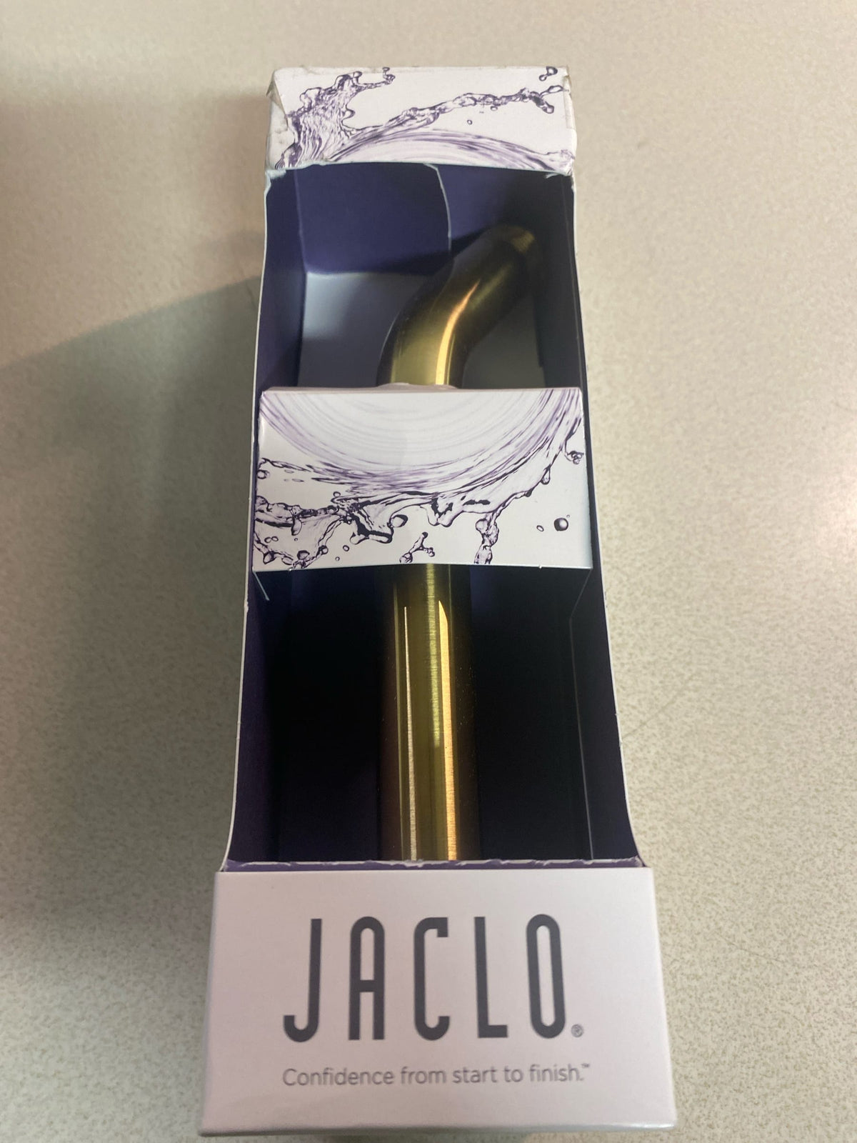 Jaclo 8032-E6-SB 8" 45° Brass Showerarm with Escutcheon - Satin Brass