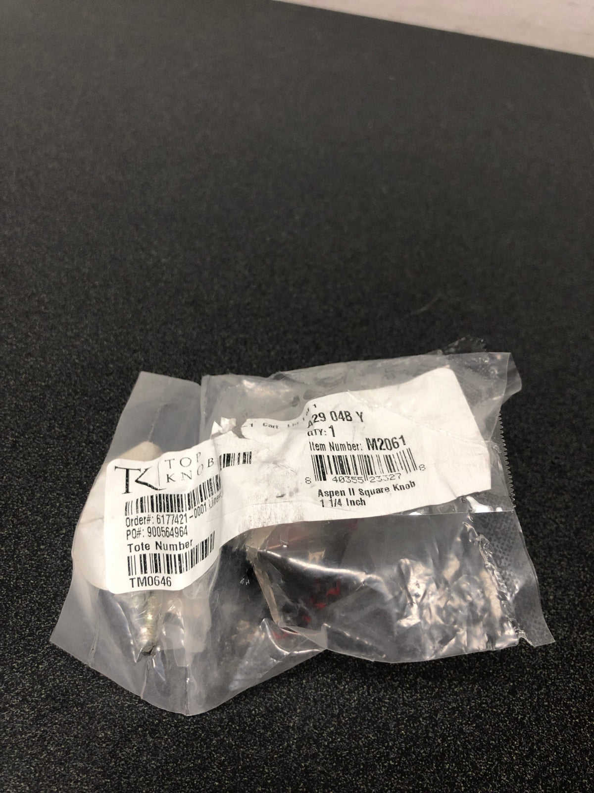 Top Knobs M2061 Square 1-1/4 Inch Square Cabinet Knob from the Aspen II Collection - Polished Nickel