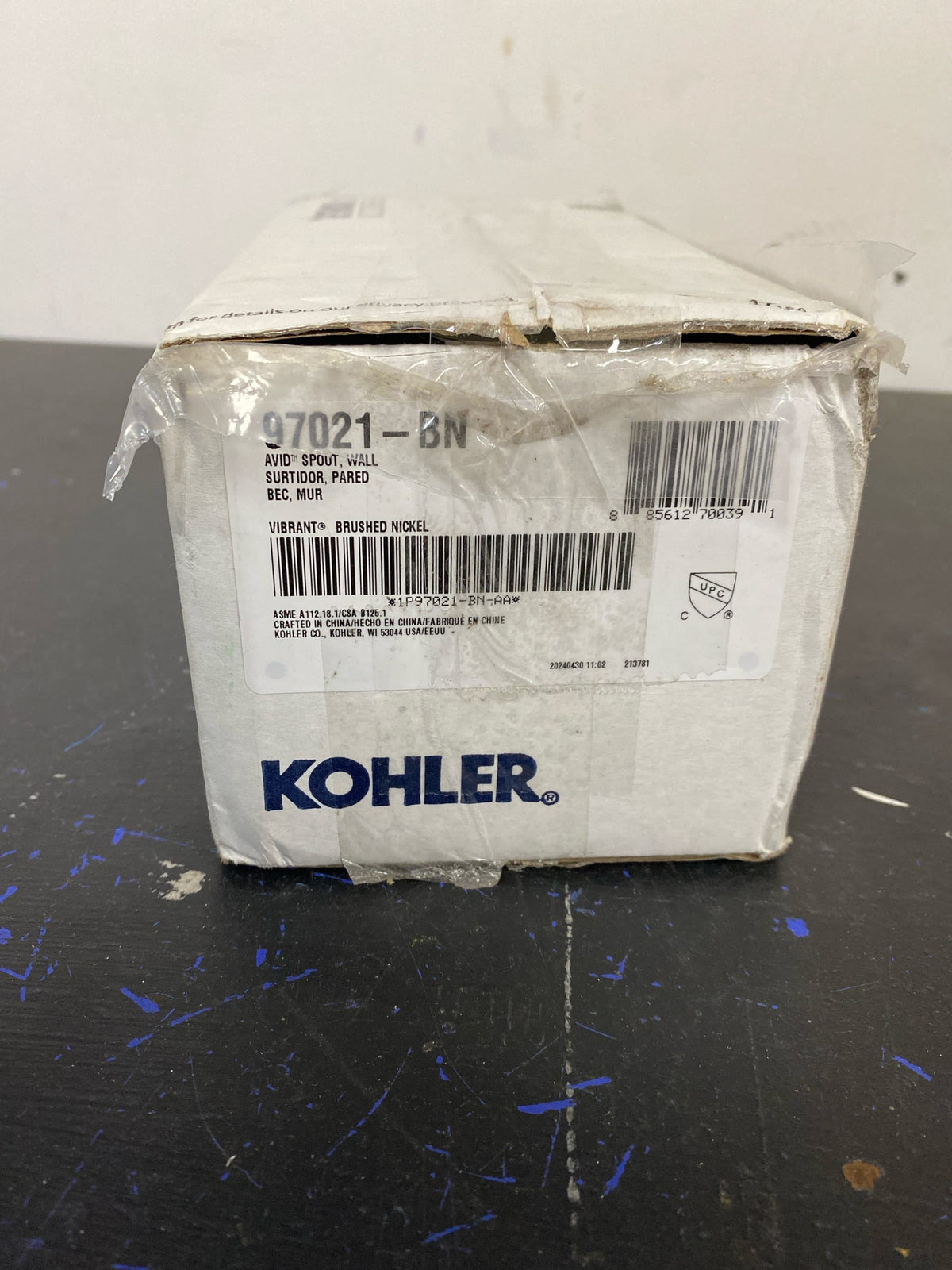 KOHLER AVID SPOUT, WALL