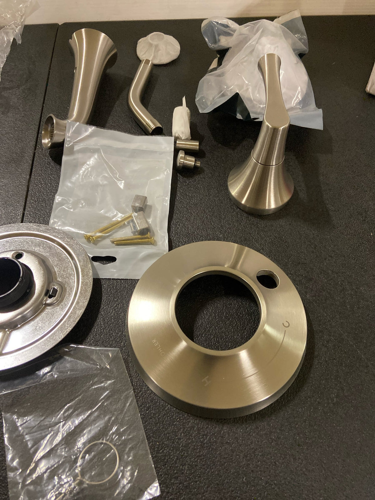 Kohler K-T35944-4G-BN Buckley Tub and Shower Trim Package with 1.75 GPM Single Function Shower Head - Vibrant Brushed Nickel