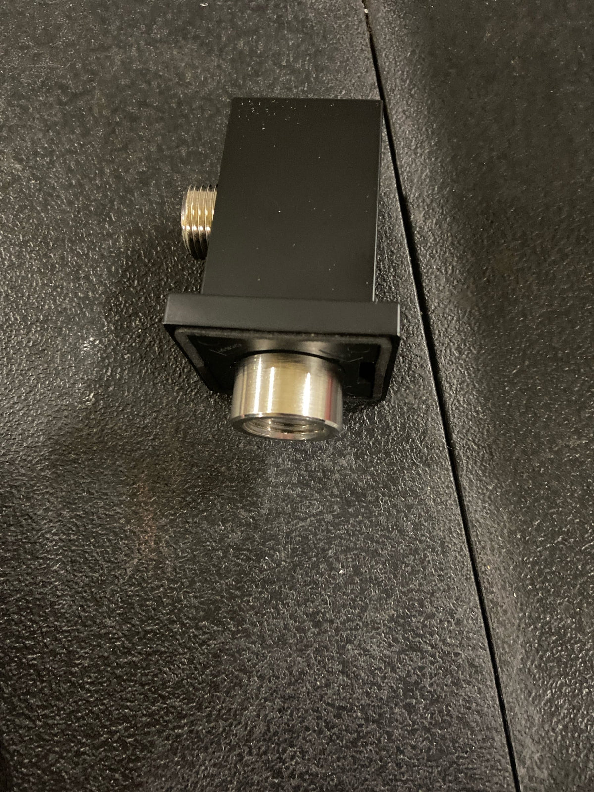 Grohe 266342430 Euphoria Cube Single Wall Supply Elbow with StarLight Technology - Matte Black