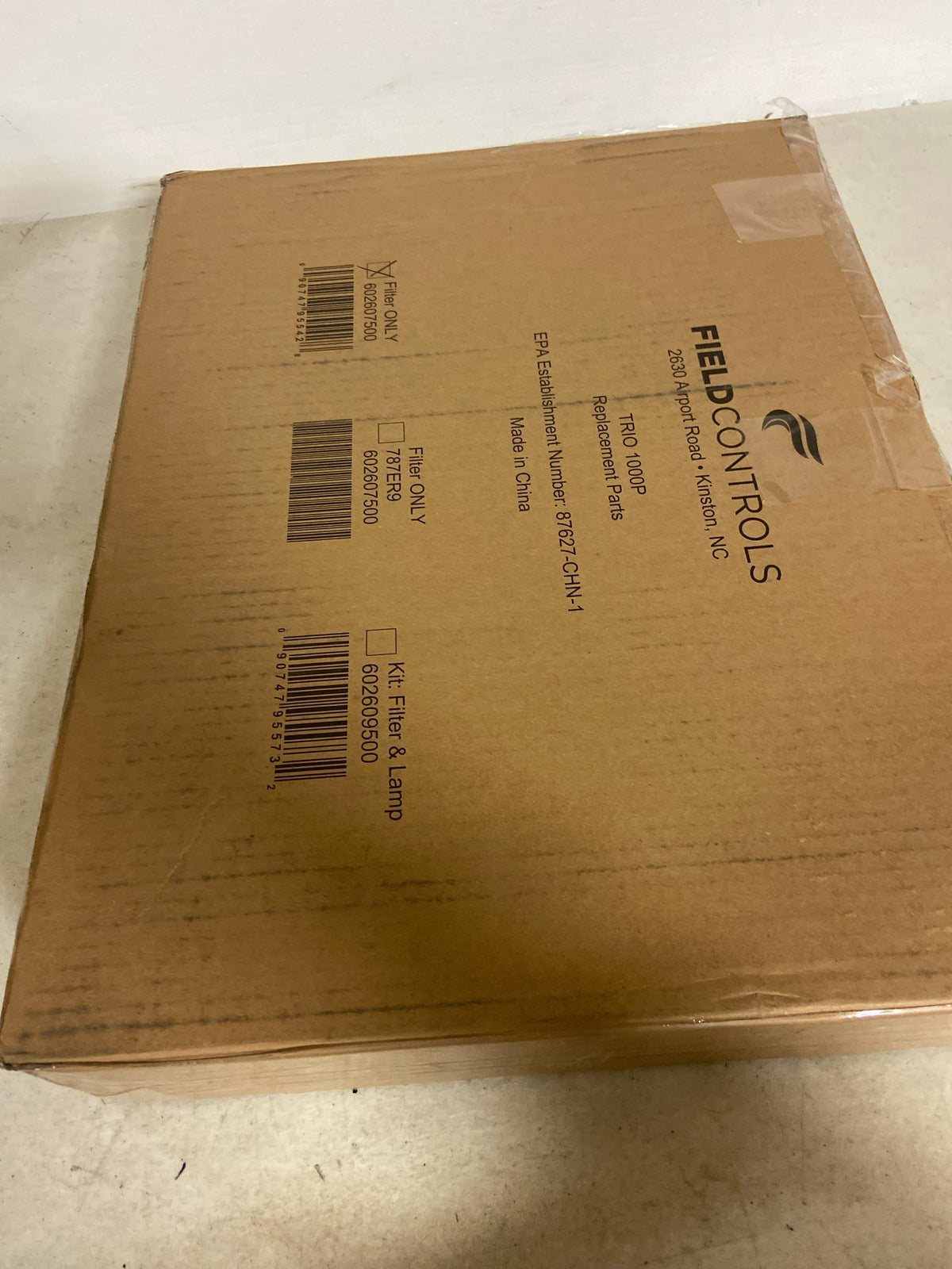Field Controls AirFilter, 2.5inD, 11.6875inH, 18.1875inW