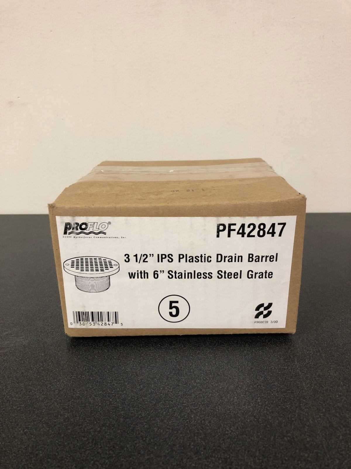 PROFLO 6" Stainless Steel Grate with 4" Adjustable Drain