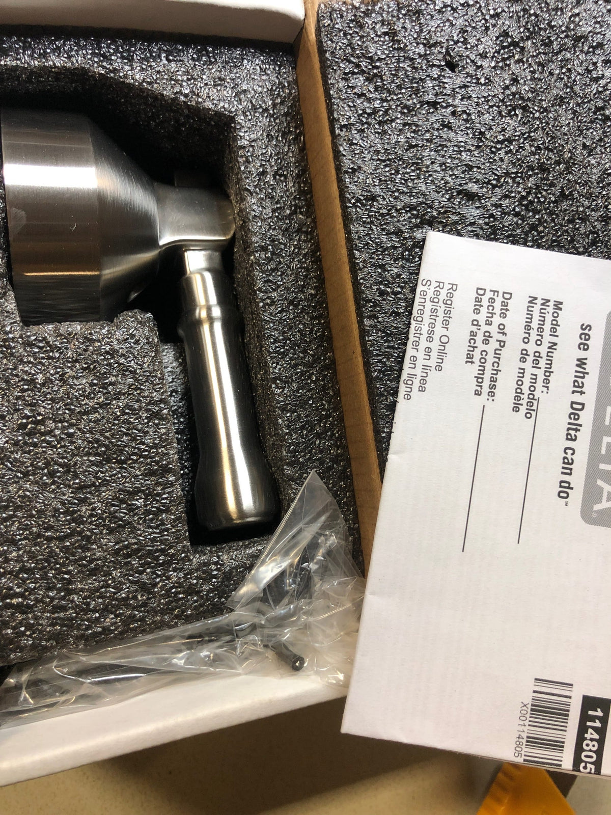 Delta H593SS-PR Broderick Lever Handle Kit for Free Standing Tub Filler - Lumicoat Stainless